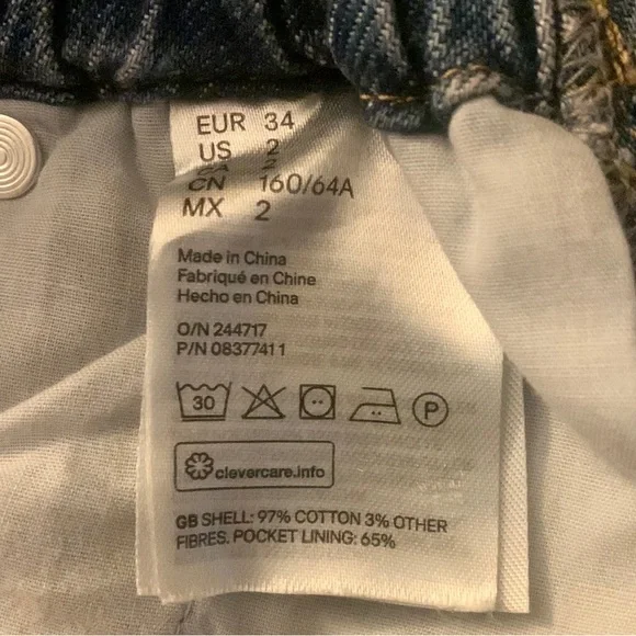 H&M High Rise Denim Shorts - Picture 14 of 15